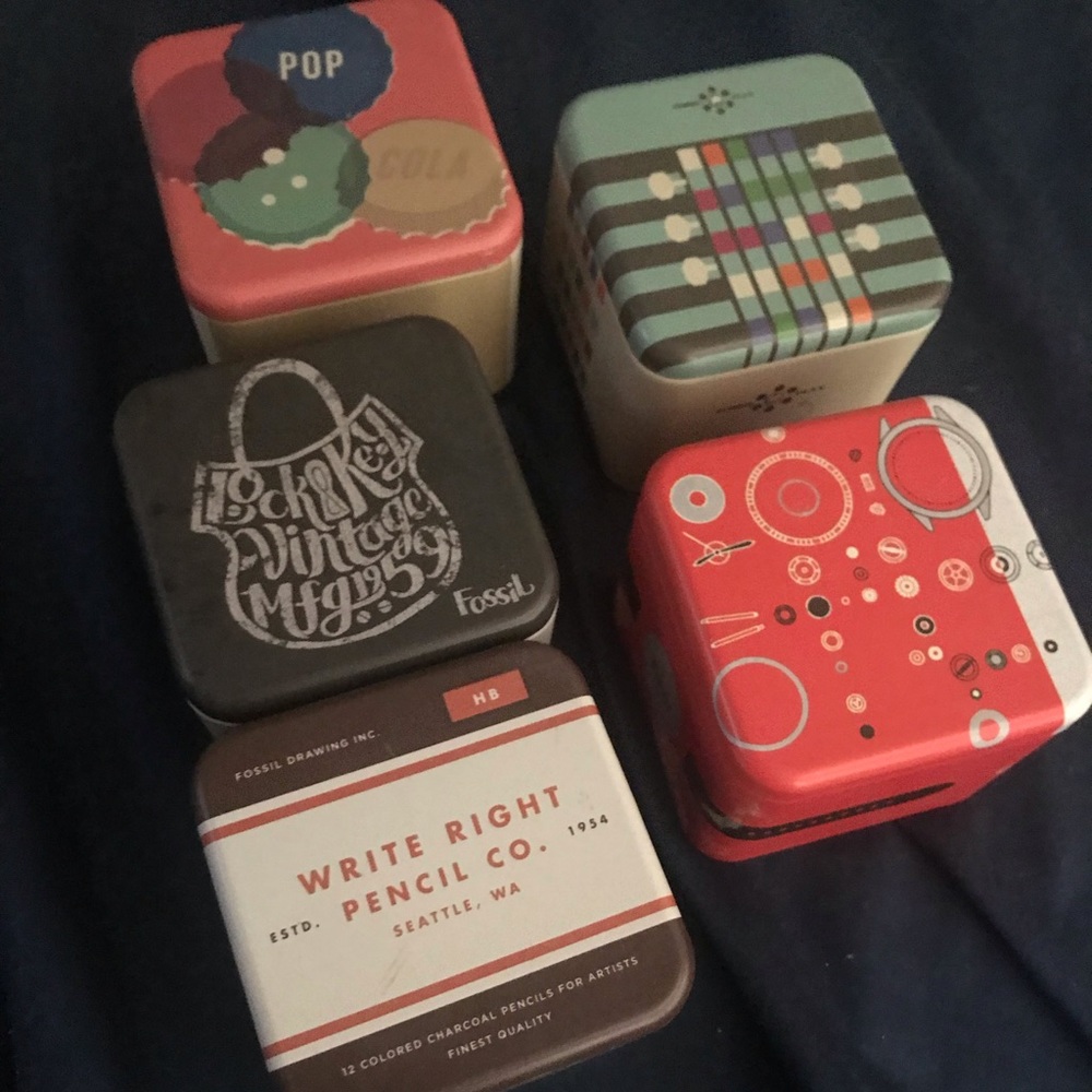 Fossil Watch Tins